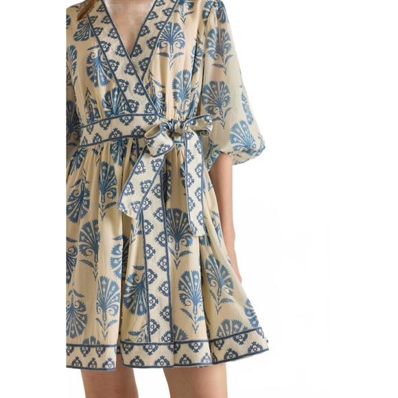 NEW CALLING JUNE marlin mini dress in ellen print - Picture 4 of 4